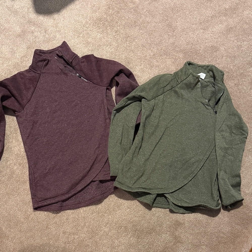RBX SWEATSHIRT DUO, pullover with pockets, zip mock neck and thumb holes